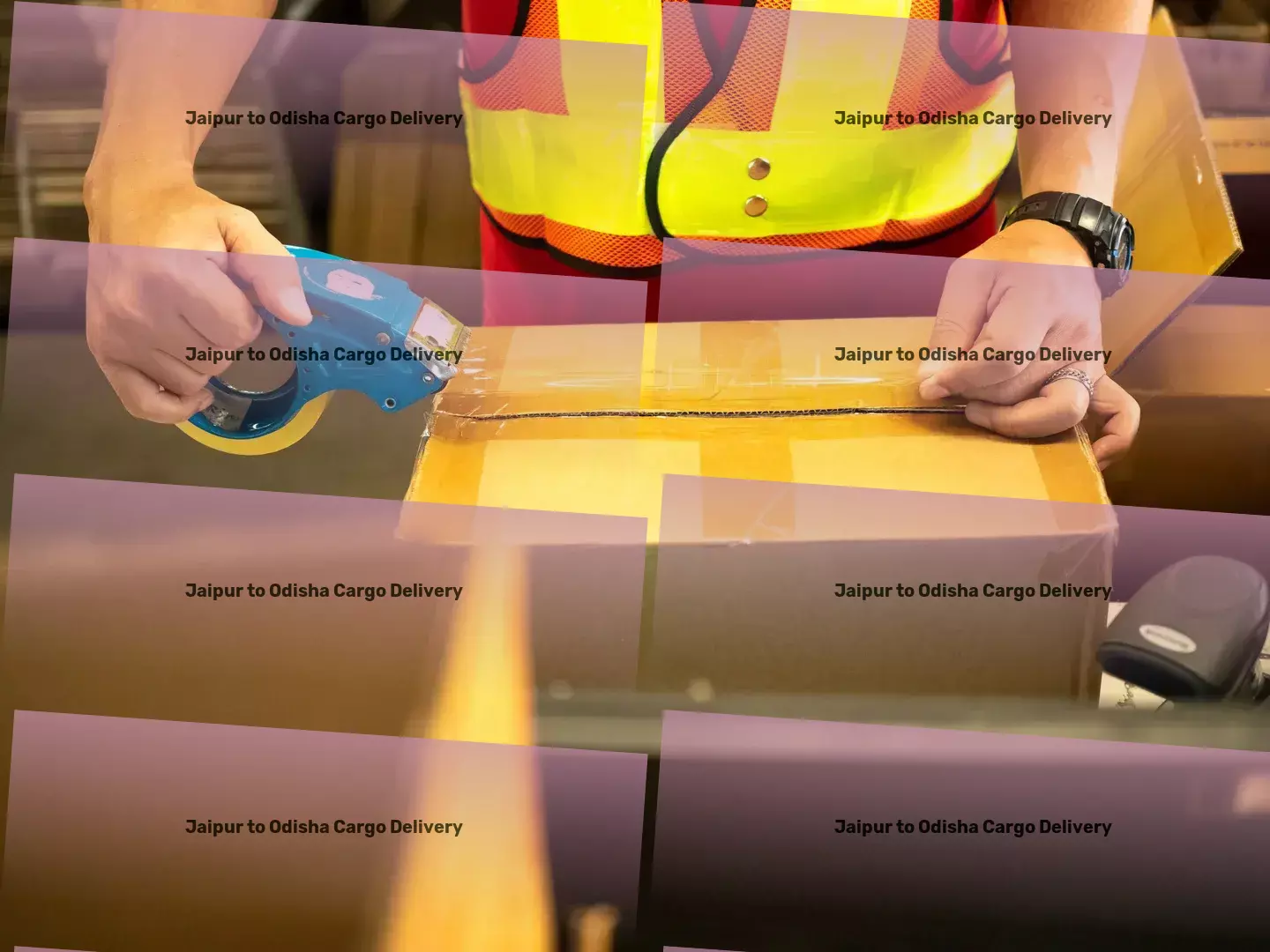 Jaipur to Odisha Cargo Delivery Bridging distances with unmatched efficiency! - National freight solutions
