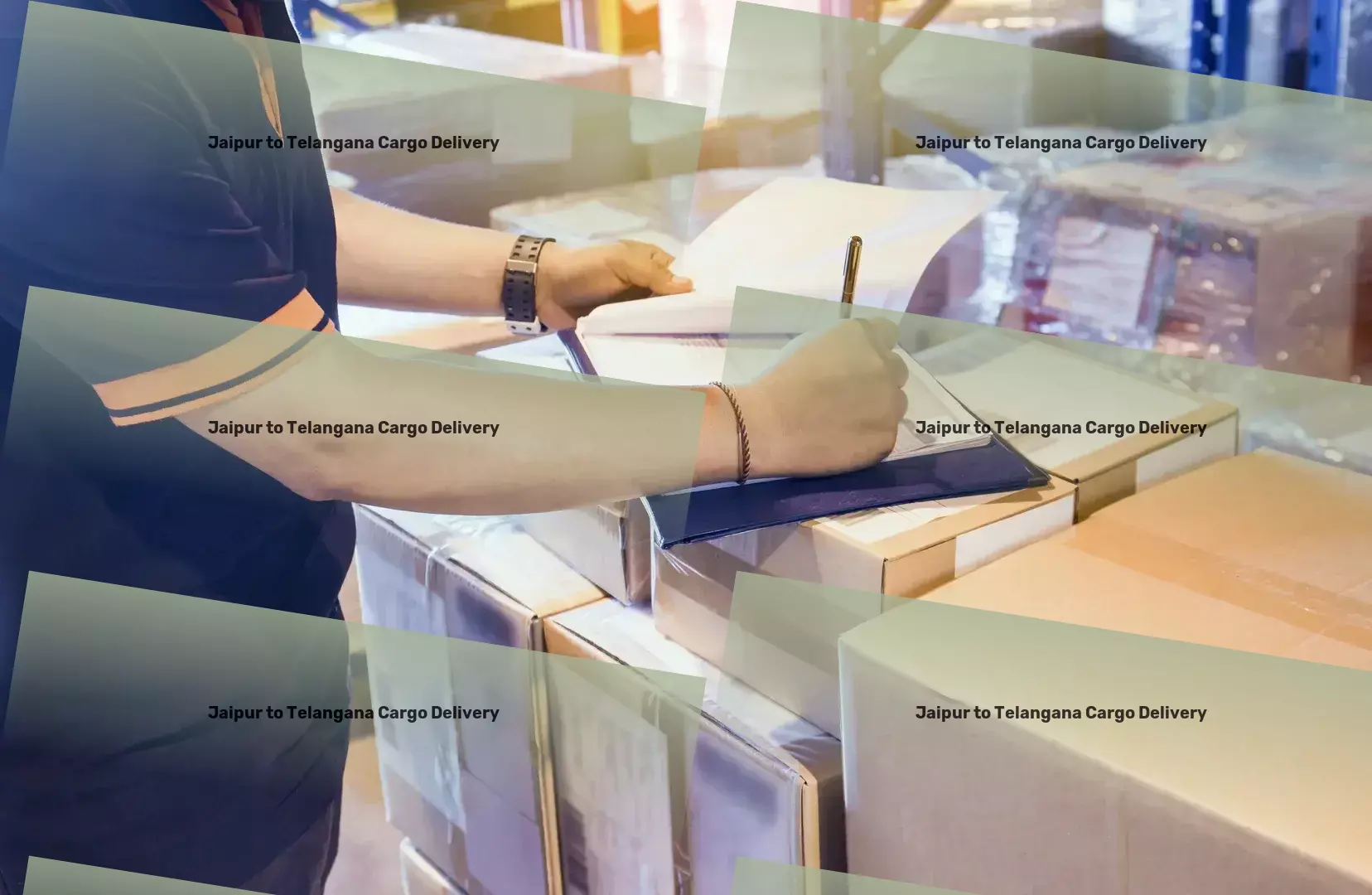 Jaipur to Telangana Cargo Delivery Optimize your shipping journey within the dynamic Indian market! - Express road freight services