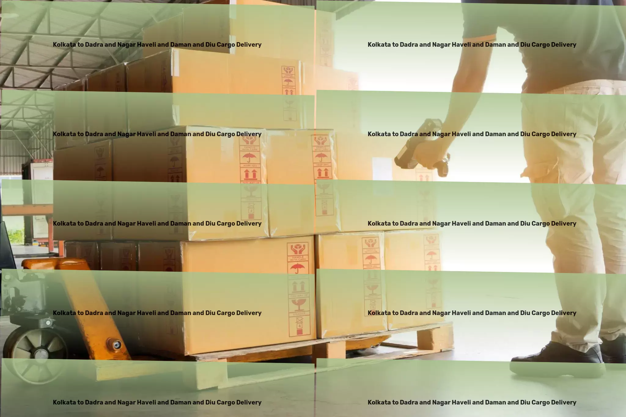 Kolkata to Dadra And Nagar Haveli And Daman And Diu Cargo Delivery Elevate your logistics experience with our sophisticated Indian solutions! - Small load trucking