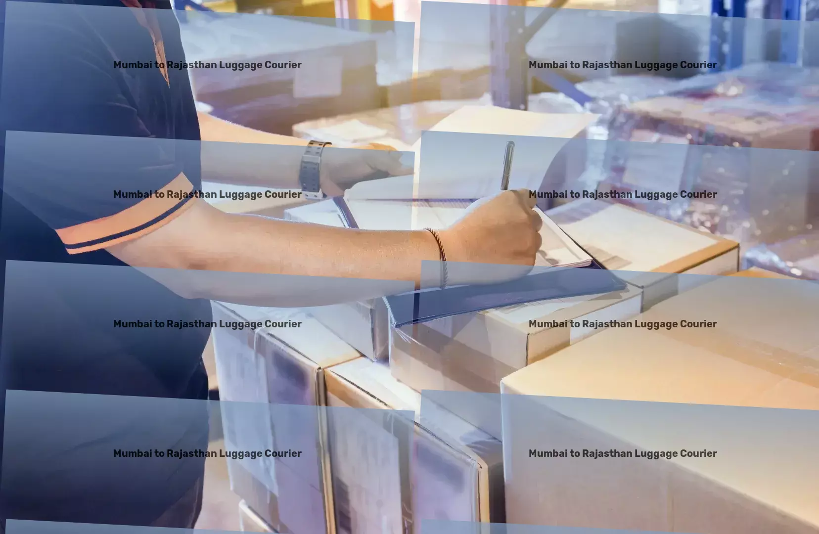 Mumbai to Rajasthan Luggage Courier Bringing efficiency to every shipment in India! - Multi-region transport services