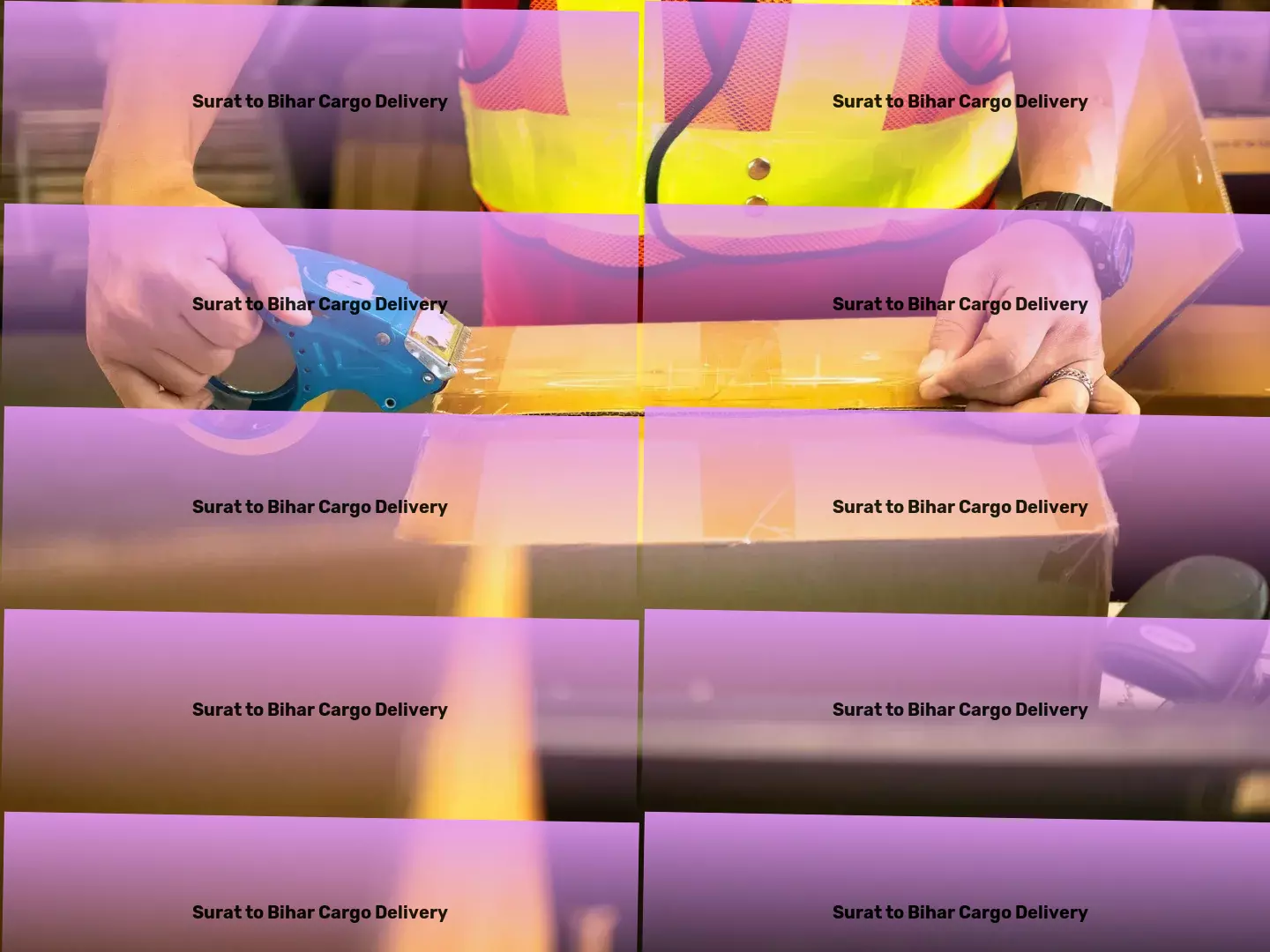 Surat to Bihar Cargo Delivery Beyond just transport: we deliver experiences. - Specialized goods operations
