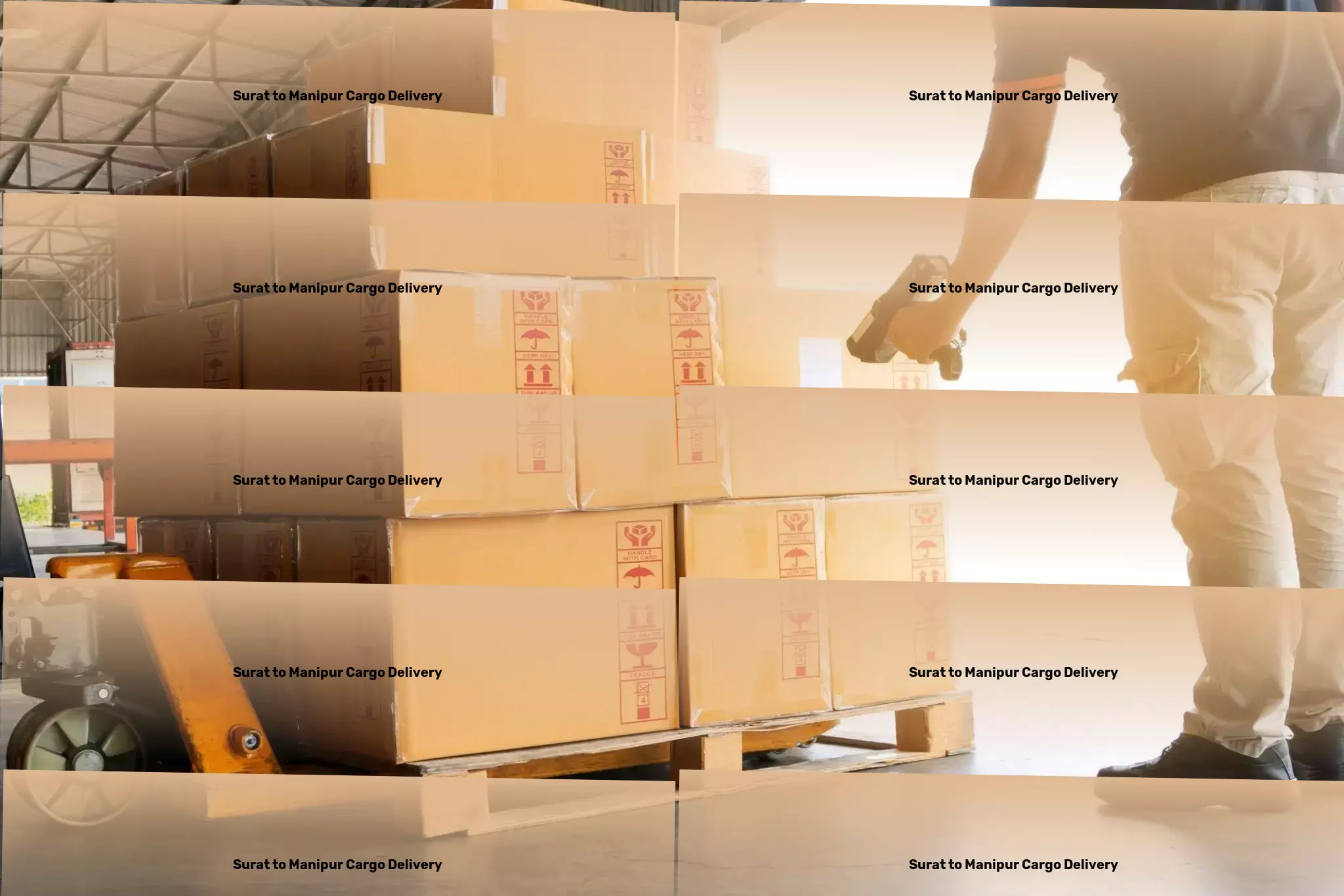 Surat to Manipur Cargo Delivery Where efficiency meets innovation - transforming Indian logistics! - Road-based transport solutions