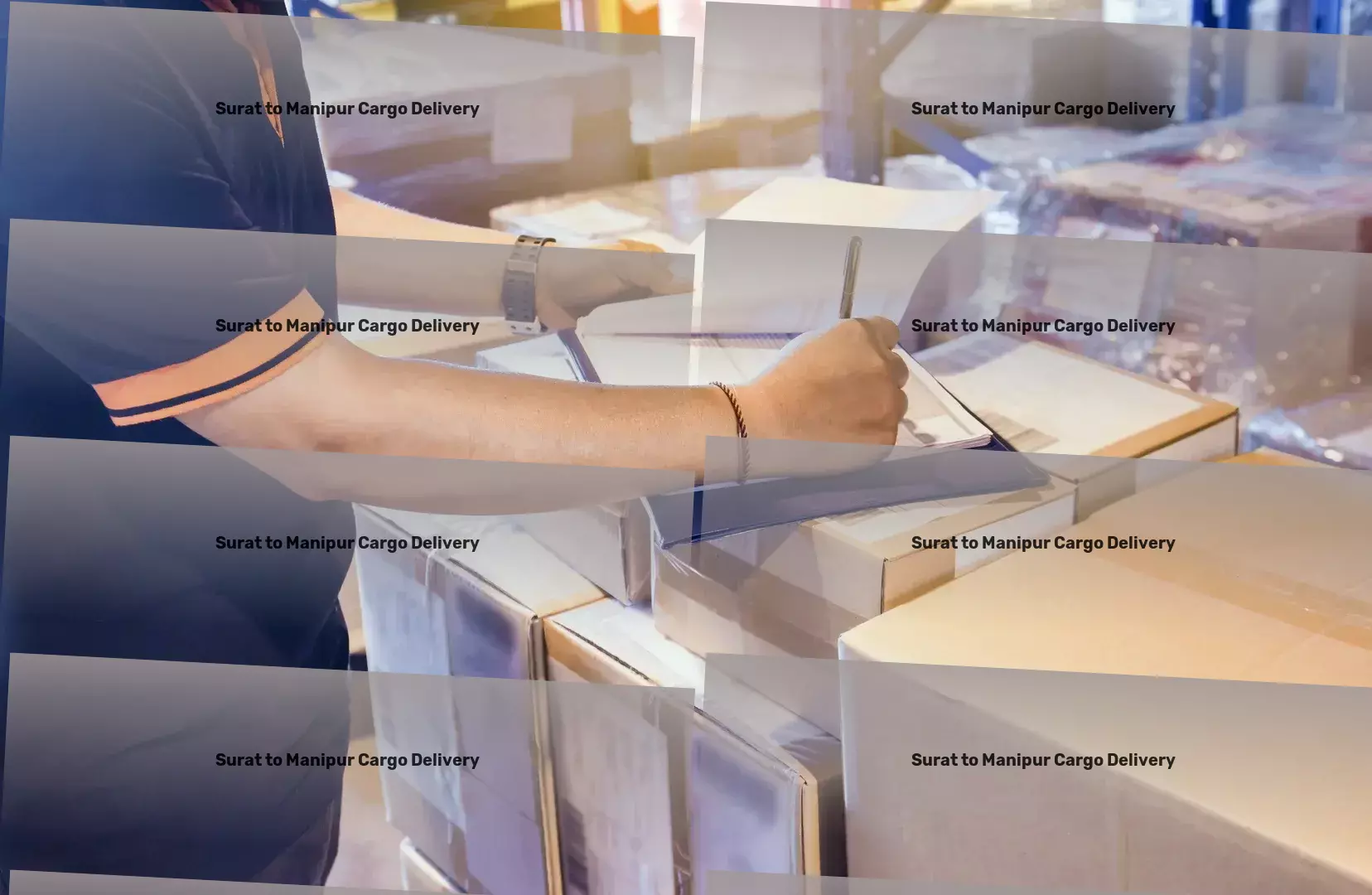 Surat to Manipur Cargo Delivery Driving excellence in each journey! - High-volume transport services